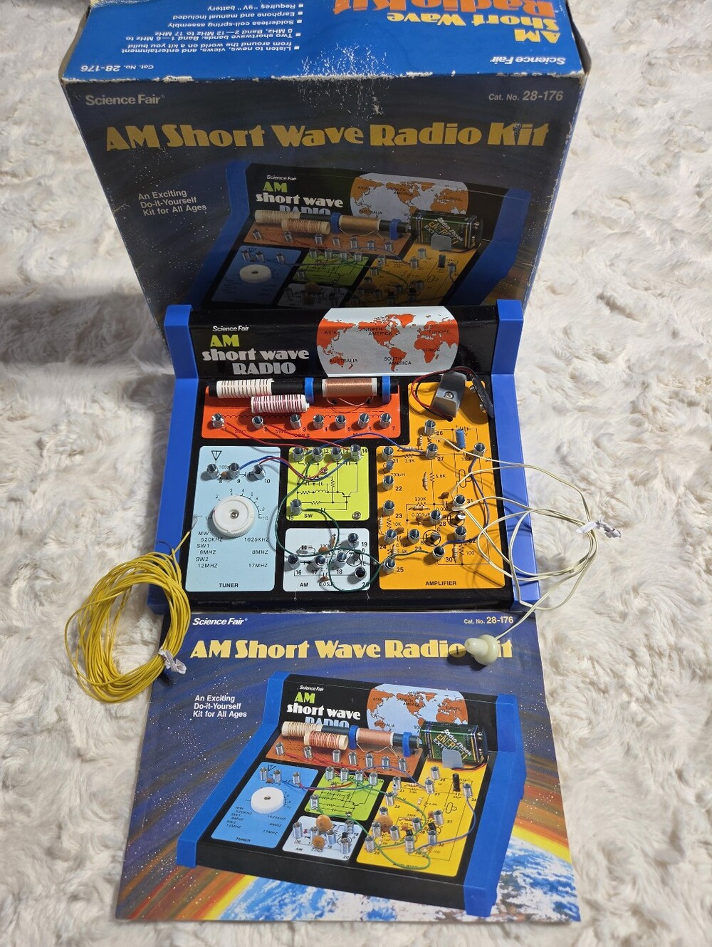 Radio Shack - Vintage Science Fair AM Short Wave Radio DIY Kit
